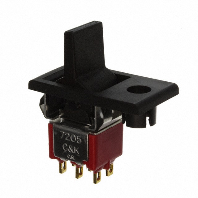 7205J62ZGE22 SWITCH ROCKER DPDT 5A 120V