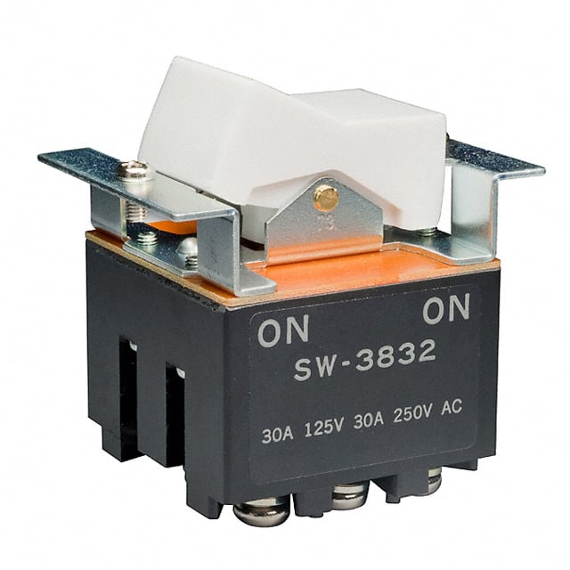 SW3832 SWITCH ROCKER 3PDT 30A 125V
