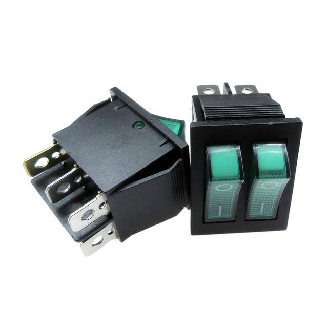 SW-R1-3A-E-LG13-2A MEDIUM ROCKER SWITCH, QUICK CONN