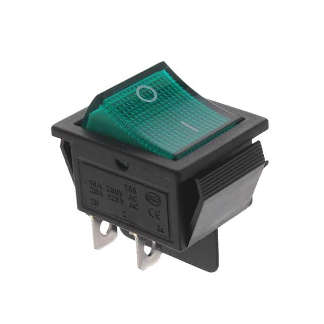 SW-R1-3A-E-LG13-0 MEDIUM ROCKER SWITCH, QUICK CONN