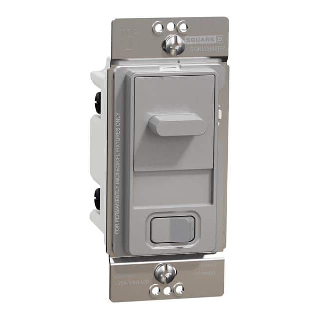 SQR22603GY SLIDE DUAL-LD DIMMER 600W RESI S