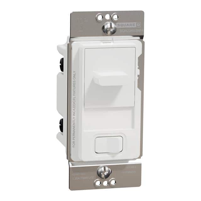 SQR22603WH SLIDE DUAL-LD DIMMER 600W RESI S