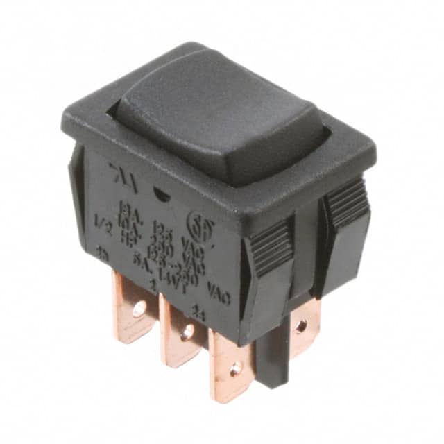 GRS-4023C-1300 SWITCH ROCKER DPDT 13A 125V