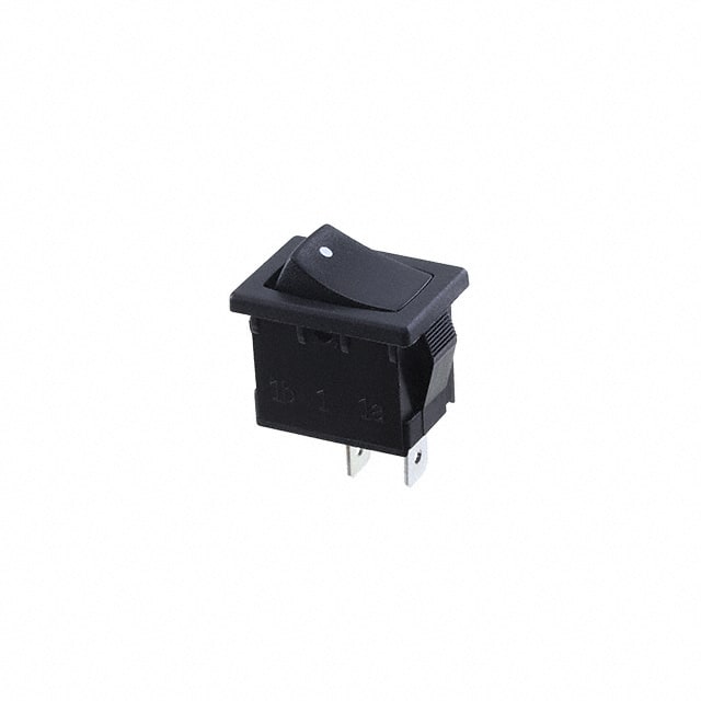 R1966FBLKBLKAG SWITCH ROCKER SPST-NO 15A 125V