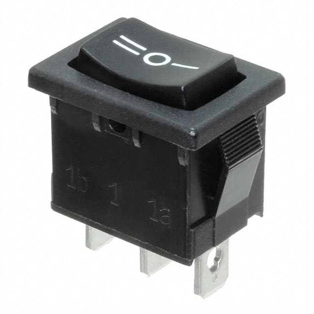R1966IBLKBLKCF SWITCH ROCKER SPDT 15A 125V