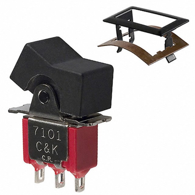 7101J11ZQE22 SWITCH ROCKER SPDT 5A 120V