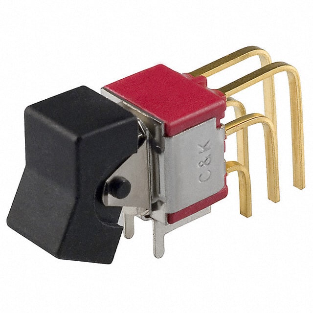 7201J1AV2BE2 SWITCH ROCKER DPDT 0.4VA 20V