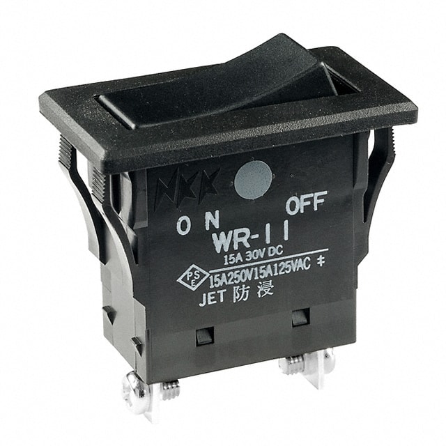 WR11AT SWITCH ROCKER SPST 15A 125V