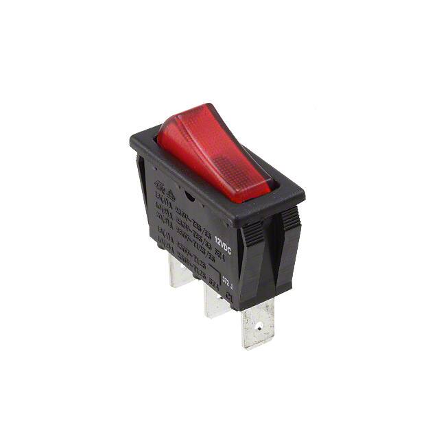 RB141D1000-114 SWITCH ROCKER SPST 20A 125V