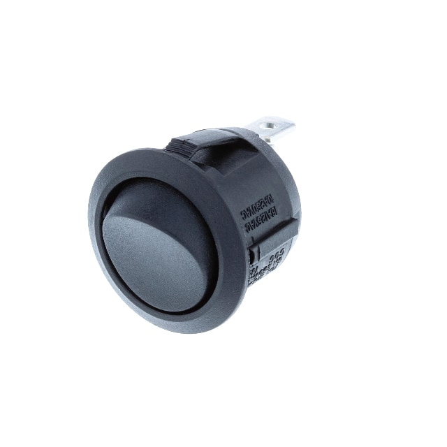 RA1-1A-DC-2-B ROUND ROCKER SPST OFF-ON