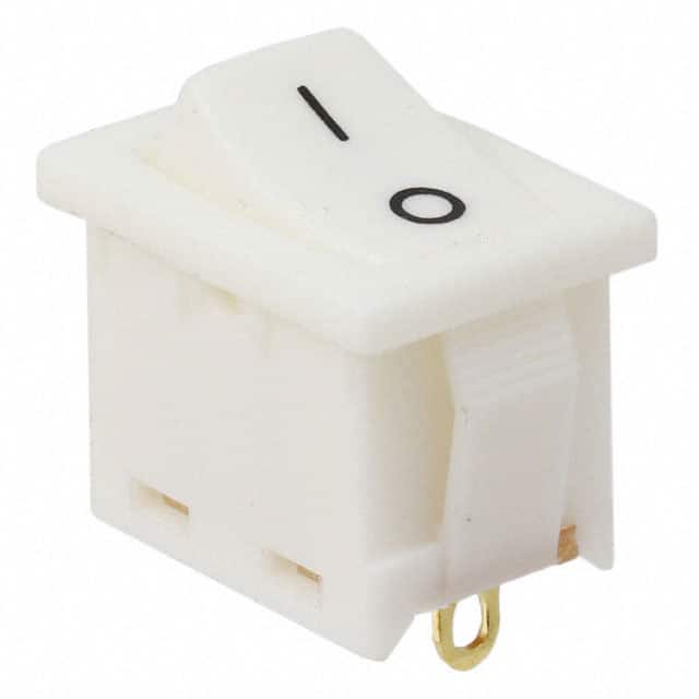 R1966AWHTWHTFS SWITCH ROCKER SPST 15A 125V