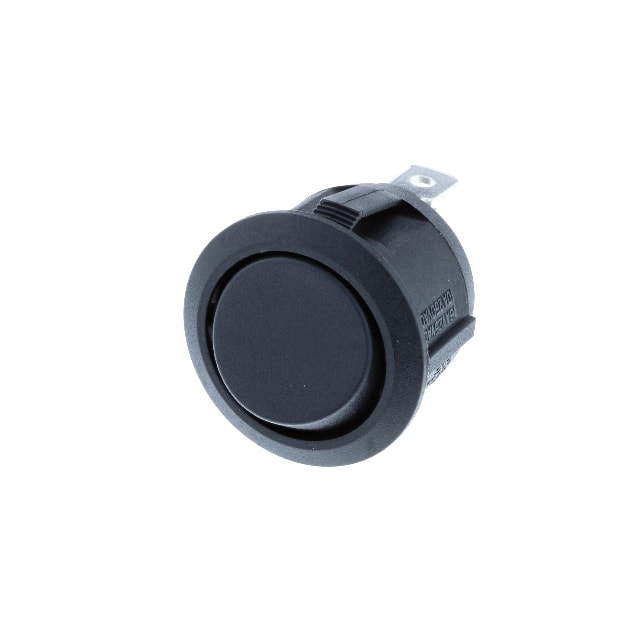 RA1-1B-DC-2-B ROUND ROCKER SPST OFF-(ON)