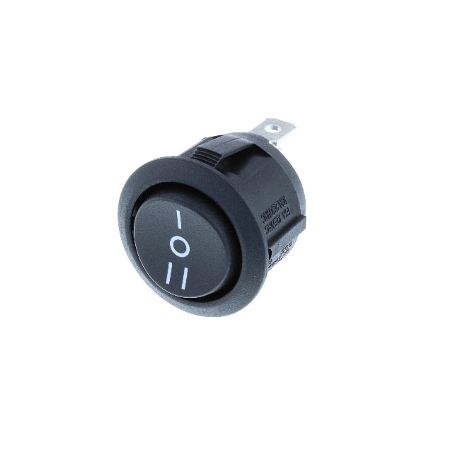 RA1-1F-DC-2-B-5 ROUND ROCKER SP ON-OFF-ONPRINT