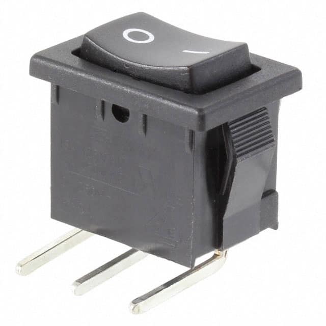 R1966DBLKBLKFR SWITCH ROCKER SPDT 15A 125V