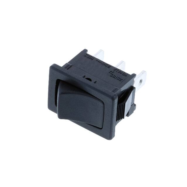 RF1-1H-DC-2-B SWITCH ROCKER SPDT ON-OFF-(ON)