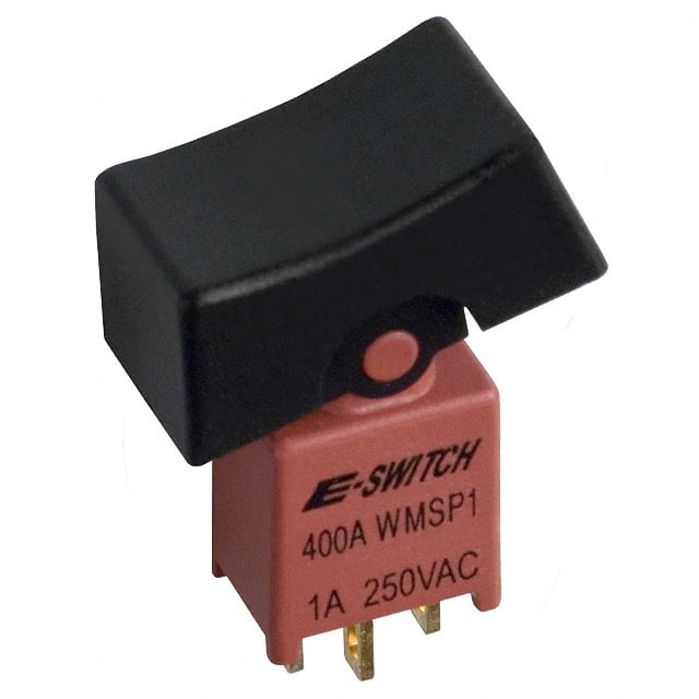400AWMSP1R1BLKM1RE SWITCH ROCKER SPDT 0.4VA 20V