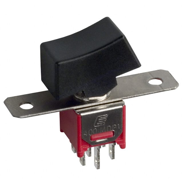 400MSP1R1BLKM1QE SWITCH ROCKER SPDT 3A 120V