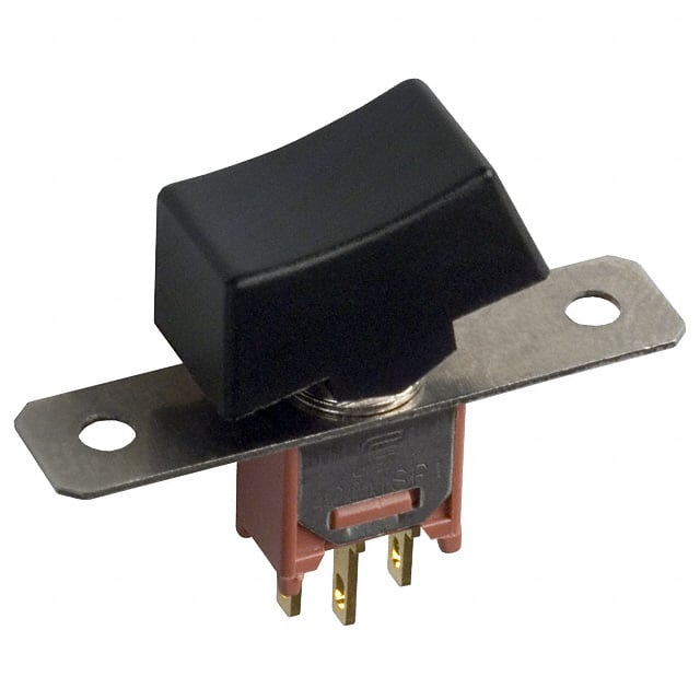 400MSP1R1BLKM1RE SWITCH ROCKER SPDT 0.4VA 20V