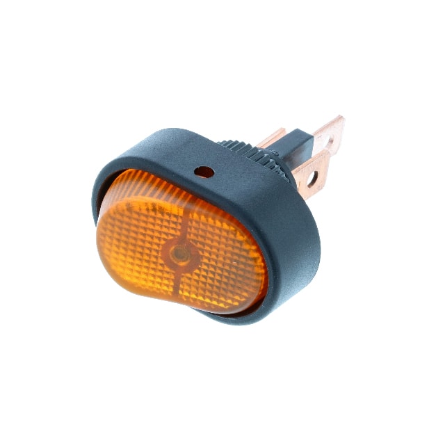 RD1-1A-DC-1-AL OVAL-SHAPED SPST OFF-ON BULB