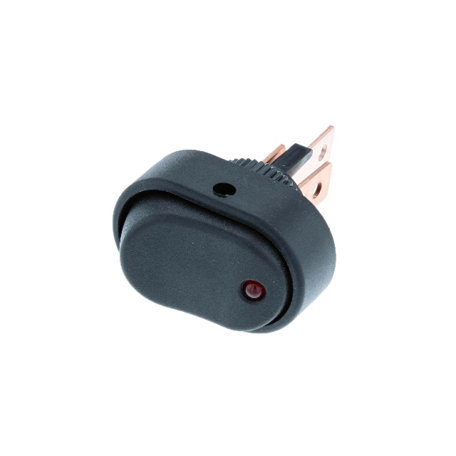 RD2-1A-DC-1-RL OVAL-SHAPED OFF-ON RED LED