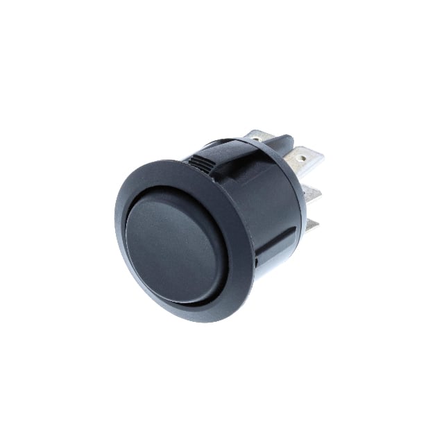 RA1-2D-DC-2-B ROUND ROCKER DPDT ON-ON