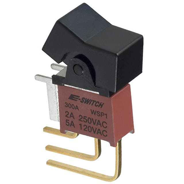 300AWSP1J1BLKM7QE SWITCH ROCKER SPDT 5A 120V