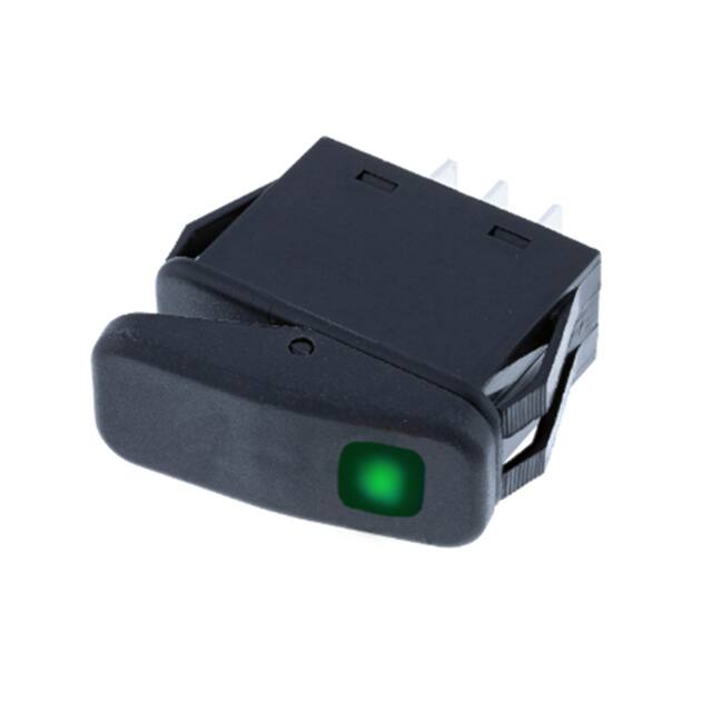 SRC2-1A-DC-1-GL SPST OFF-ON GREEN LED - IP56