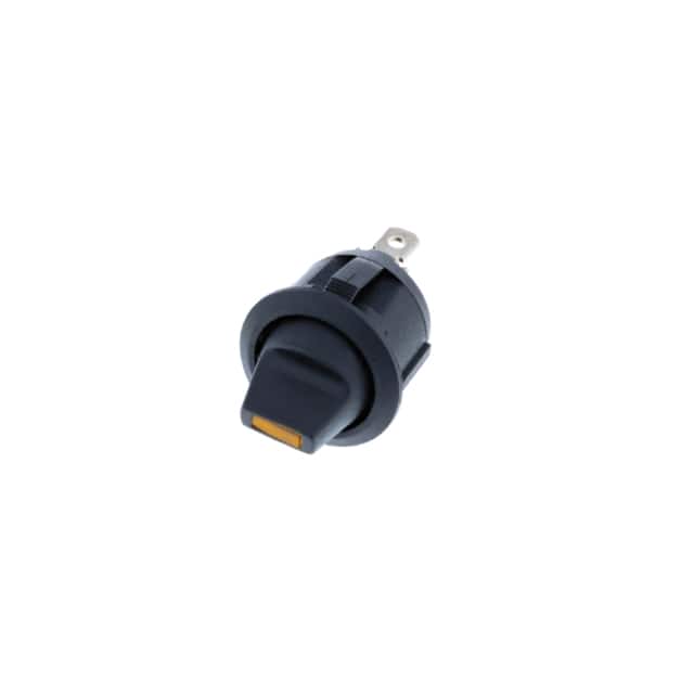 RA5-1A-DC-2-AL PADDLE ROCKER 4P SPST AMBER LED