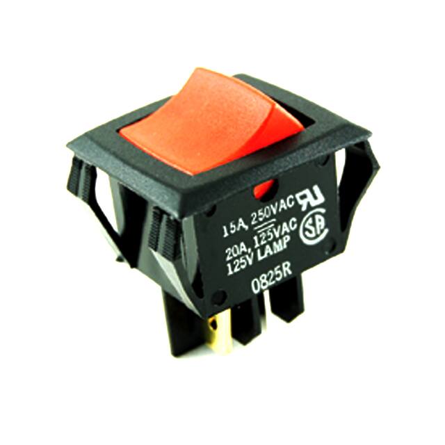 54-082 SWITCH ROCKER DPST 20A 125V