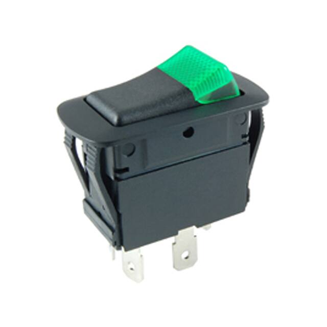 54-233W SWITCH ROCKER SPST 21A 14V