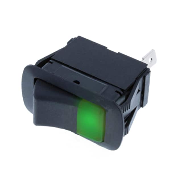 SRB2-1A-DC-1-GNL SPST OFF-ON GREEN BULB - IP56