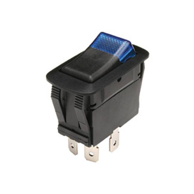 54-235W SWITCH ROCKER SPST 21A 14V