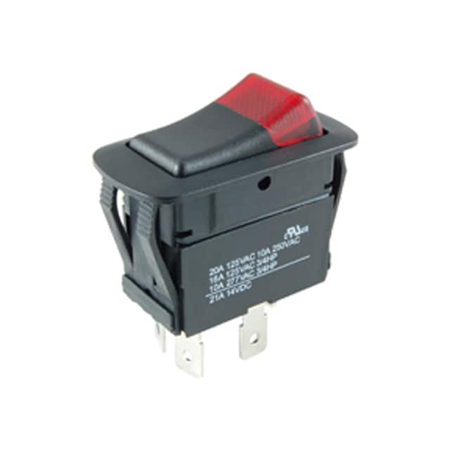54-230W SWITCH ROCKER SPST 21A 14V