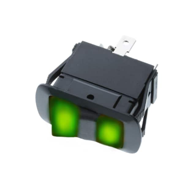 SRB3-1D-DC-1-GGL SPDT ON-ON 2 GREEN BULBS-IP56