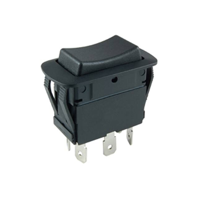 54-250W SWITCH ROCKER DPDT 21A 14V