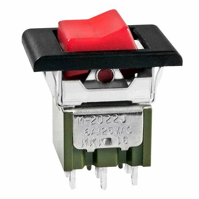 M2022TJW01-FC-1A SWITCH ROCKER DPDT 6A 125V