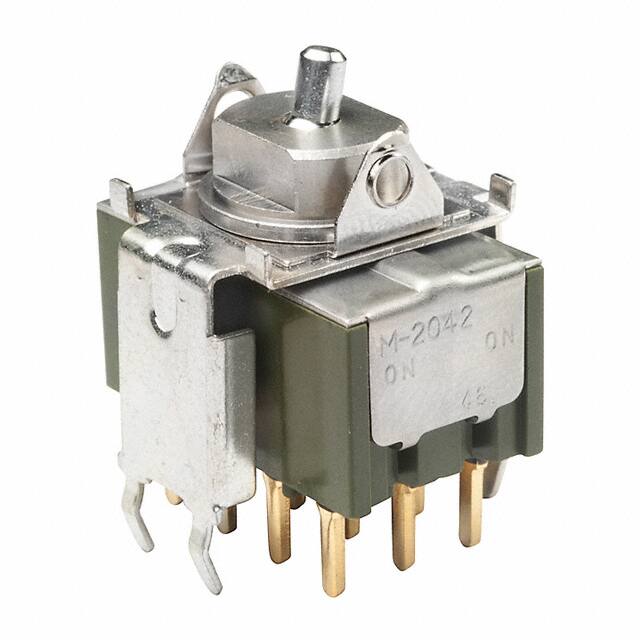 M2042TZG24-JE SWITCH ROCKER 4PDT 0.4VA 28V