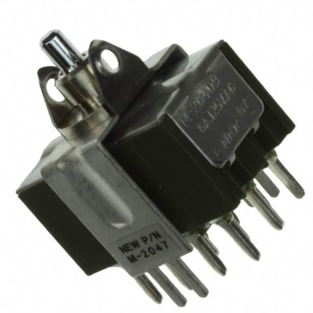 M2047TXW13 SWITCH ROCKER DP3T 6A 125V