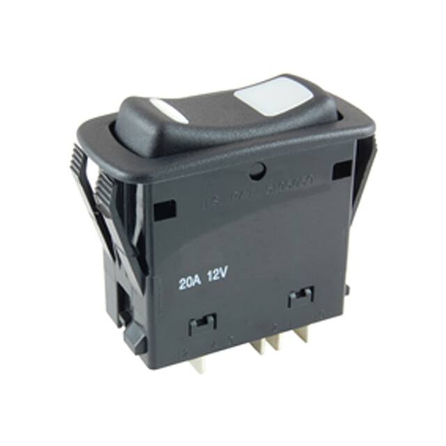 54-158 SWITCH ROCKER DPDT 16A 125V
