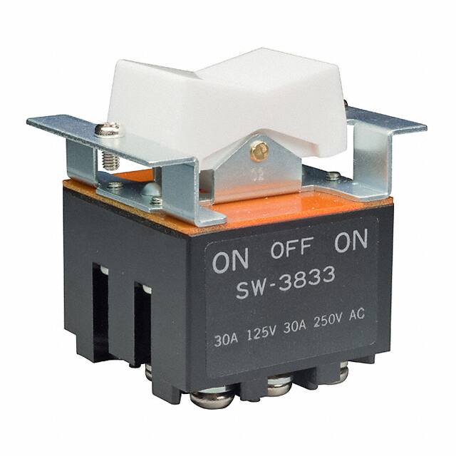 SW3833/U SWITCH ROCKER 3PDT 30A 125V