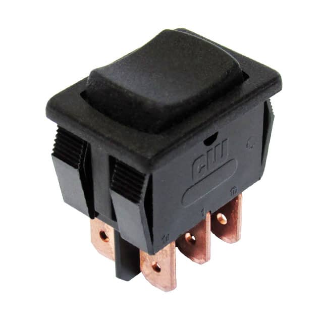 GRS-4023A-0001 SWITCH ROCKER DPDT 8A 125V