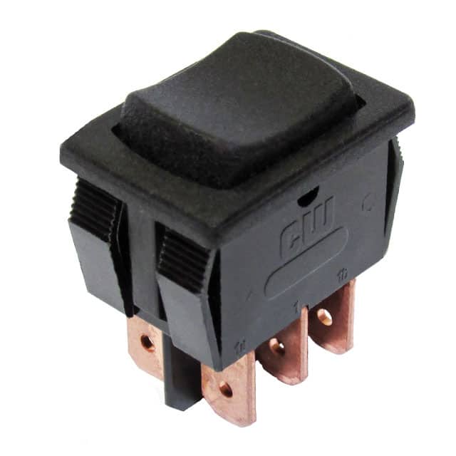 GRS-4023A-0000 SWITCH ROCKER DPDT 13A 125V