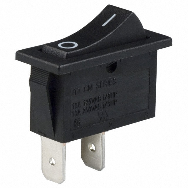 CM102J12S205PQA SWITCH ROCKER SPST 16A 125V