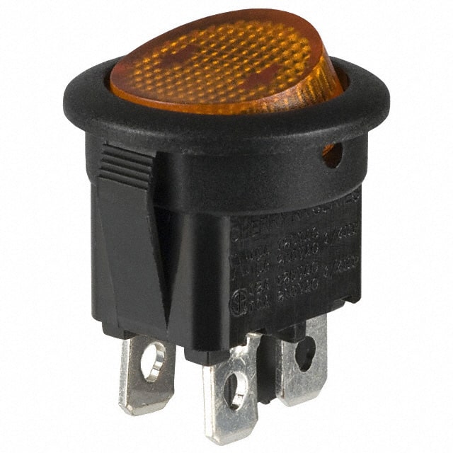 RRA22H3BBALN SWITCH ROCKER SPST 10A 125V