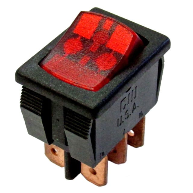 GRL-4022-0001 SWITCH ROCKER DPDT 8A 125V