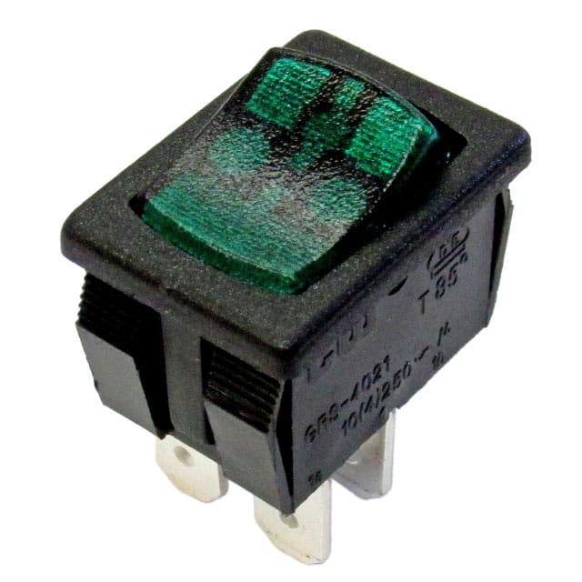 GRL-4021-0011 SWITCH ROCKER DPST 16A 125V