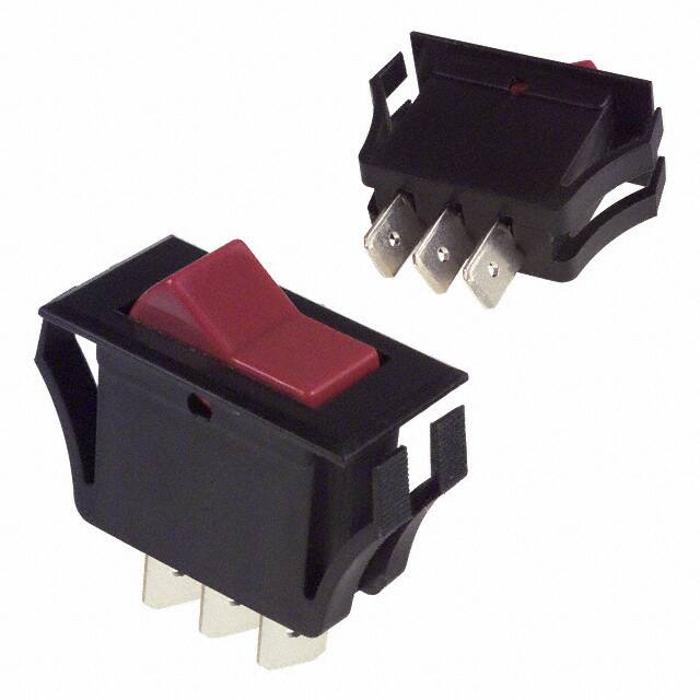 C121J13S205QF SWITCH ROCKER SPDT 15A 125V