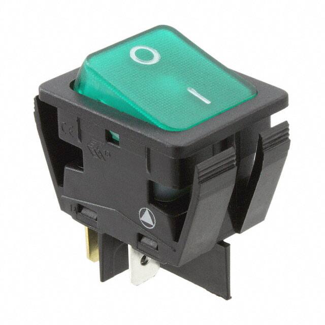 C6053ALBG2-1197W-B SWITCH ROCKER DPST 20A 277V