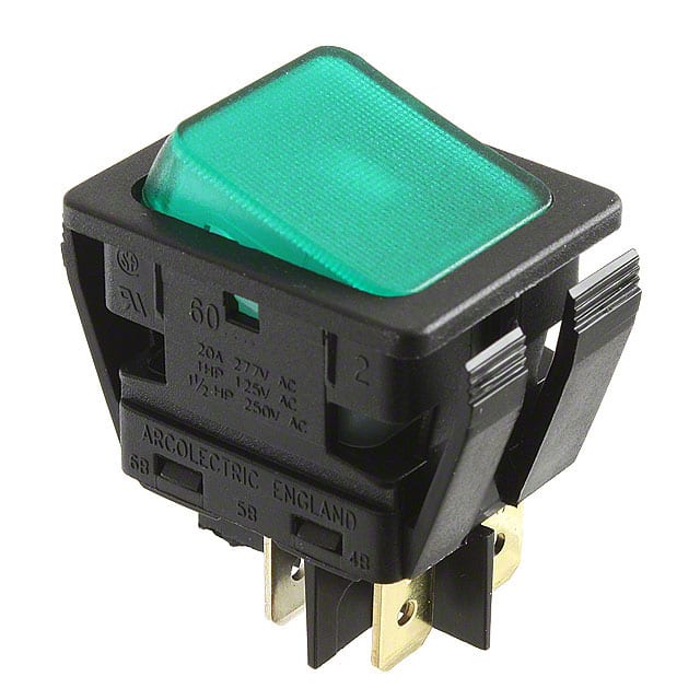 C6054ALBG2-B SWITCH ROCKER DPST-NO 20A 277V