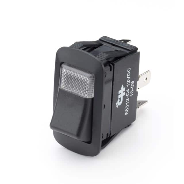 58312-C4 ROCKER OFF-ON TRANS L.E.D